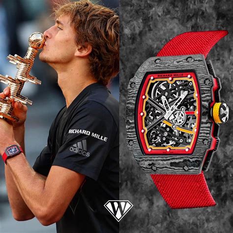 richard mille green watch|richard mille alexander zverev.